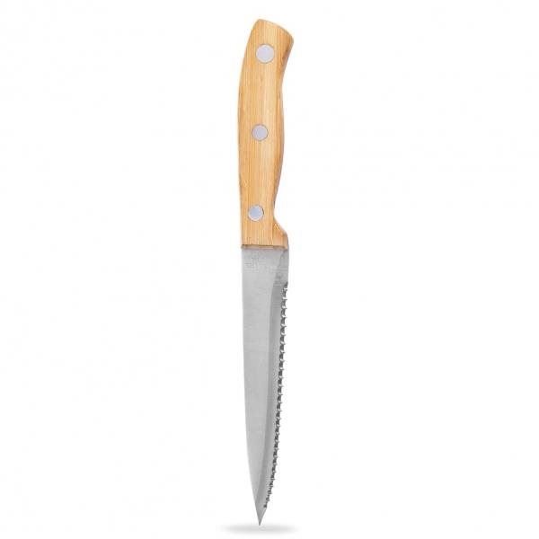 Kuchyňský nůž ORION Nůž steak. nerez/bambusové dřevo