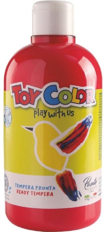 Tempery Temperová barva Toy color 500ml - červená