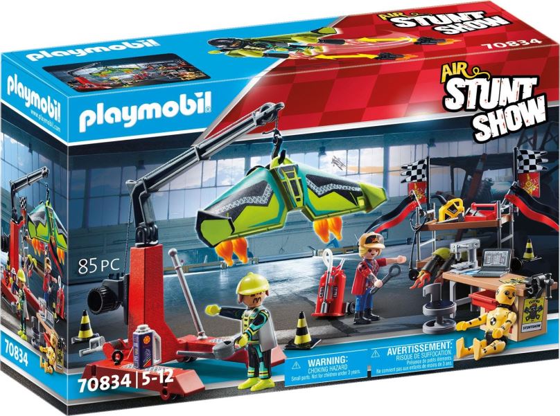 Stavebnice Playmobil 70834 Air Stuntshow Servisní stanice