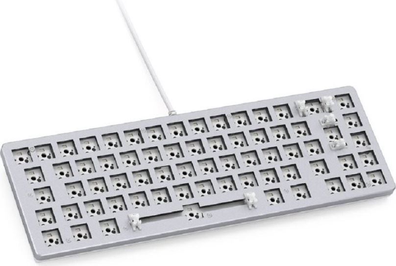 Custom klávesnice Glorious GMMK 2 Compact - Barebone, ISO, bílá