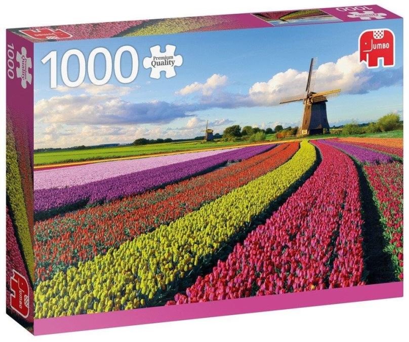 Puzzle Jumbo Puzzle Pole tulipánů 1000 dílků