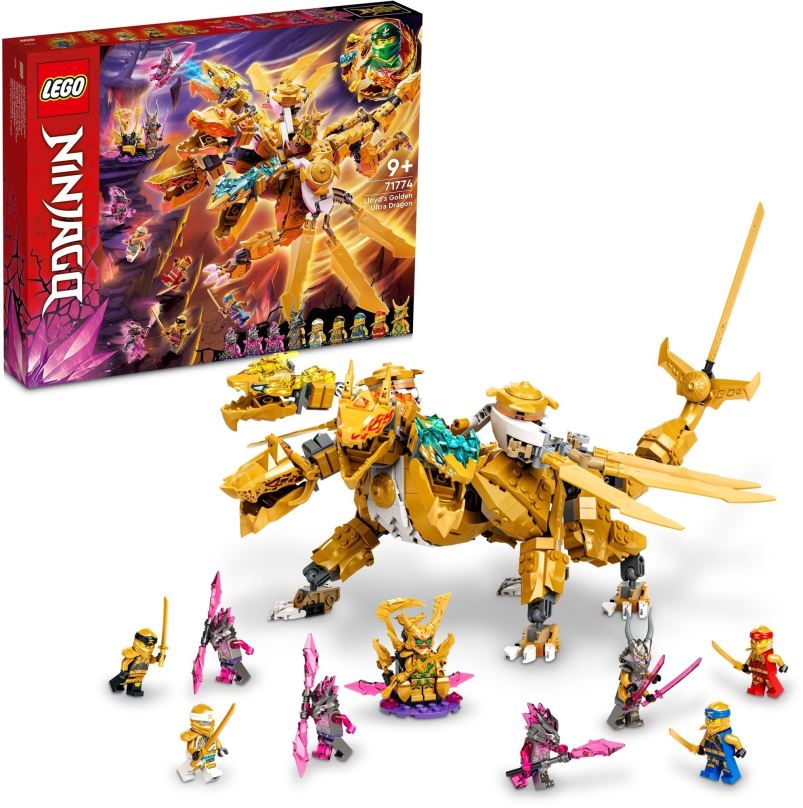 LEGO stavebnice LEGO® NINJAGO® 71774 Lloydův zlatý ultra drak
