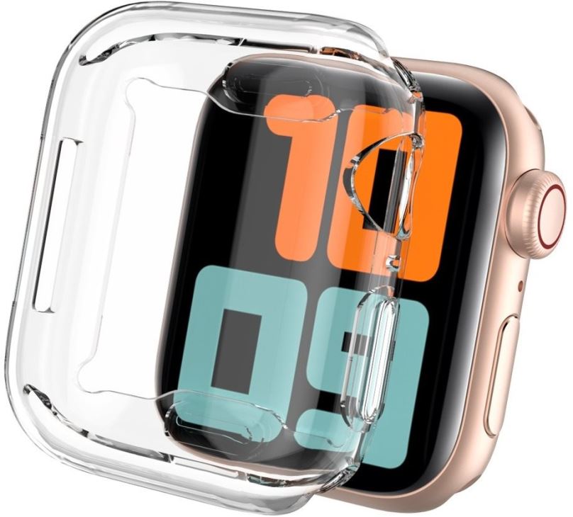 Ochranný kryt na hodinky AhaStyle TPU kryt pro Apple Watch 40MM průhledný 2ks