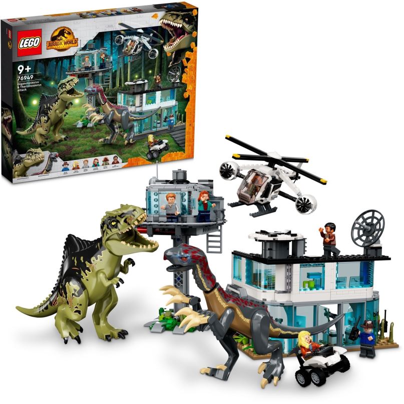 LEGO stavebnice LEGO® Jurassic World 76949 Útok giganotosaura a therizinosaura