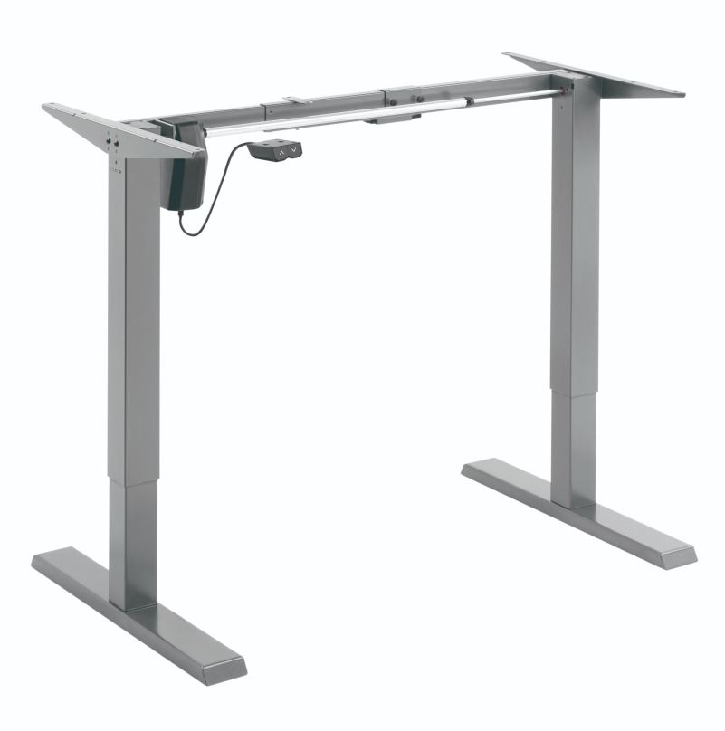 Výškově nastavitelný stůl AlzaErgo Table ET2.1 šedý