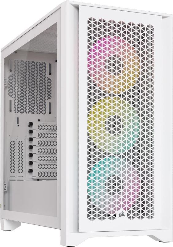 Počítačová skříň Corsair iCUE 4000D RGB AIRFLOW True White
