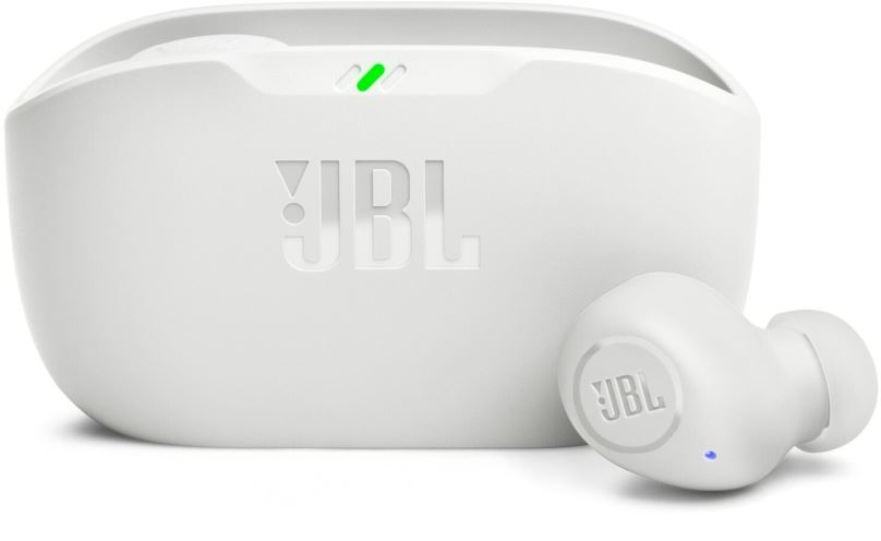 Bezdrátová sluchátka JBL Wave Buds bílá