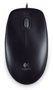Myš Logitech B100 Optical USB Mouse černá