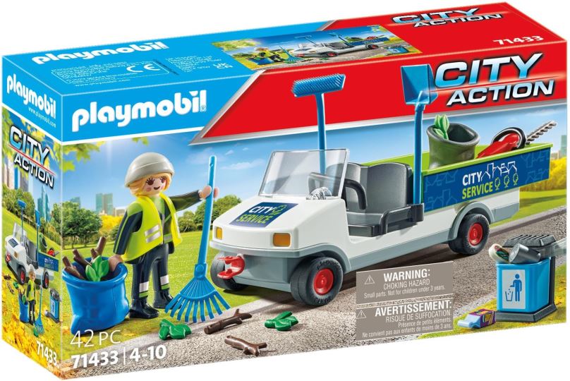 Stavebnice Playmobil 71433 Úklid města pomocí e-vozidla