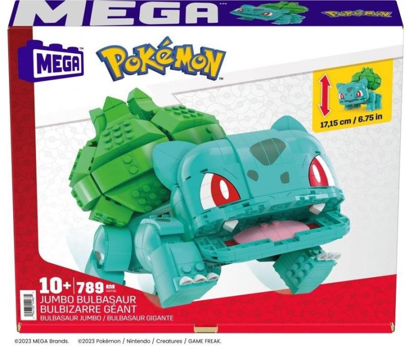 MATTEL Mega Construx Pokémon JUMBO BULBASAUR HNT96