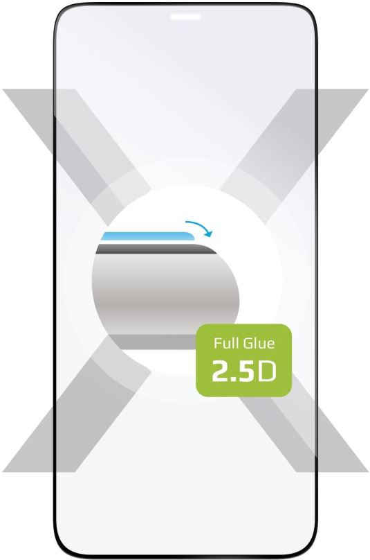 Ochranné sklo FIXED FullGlue-Cover pro Apple iPhone 12/12 Pro černé