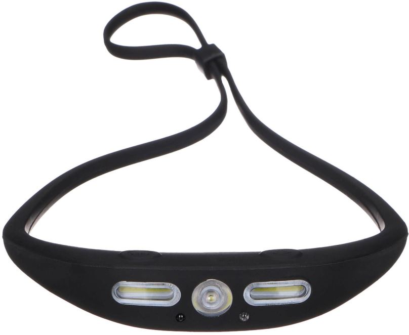 LED svítilna Sixtol Čelovka s gumovým páskem a senzorem Headlamp Sensor 1, 160 lm, XPG LED, COB, USB