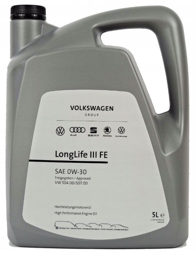 Motorový olej VW 0W30 LONGLIFE III FE 5 L