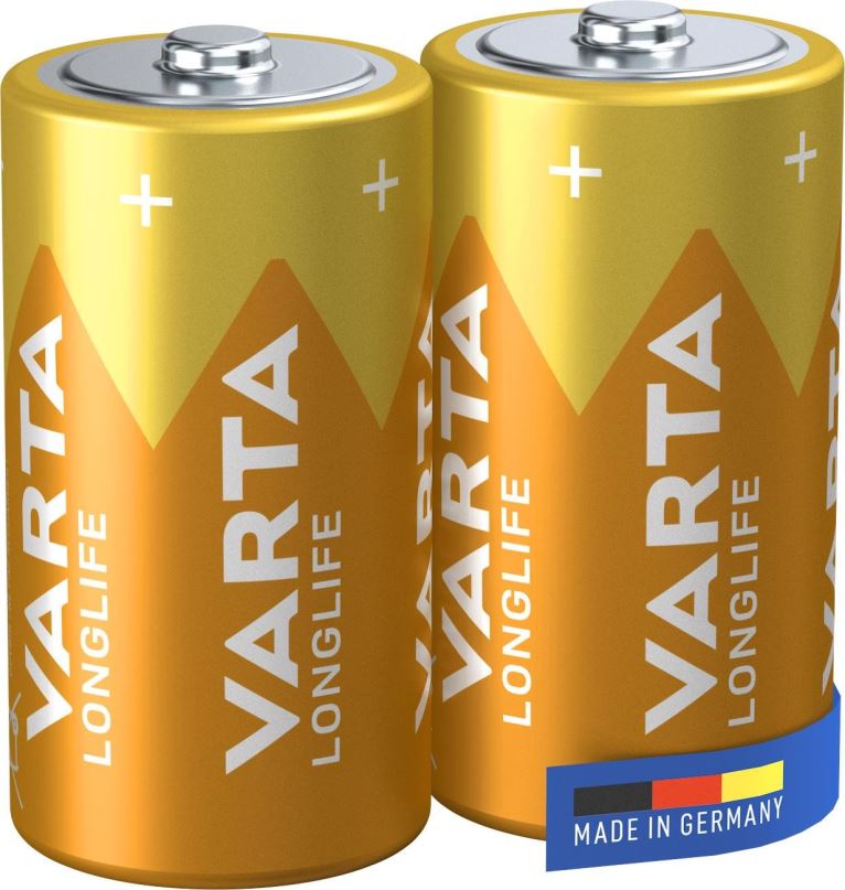 Jednorázová baterie VARTA alkalická baterie Longlife C 2 ks