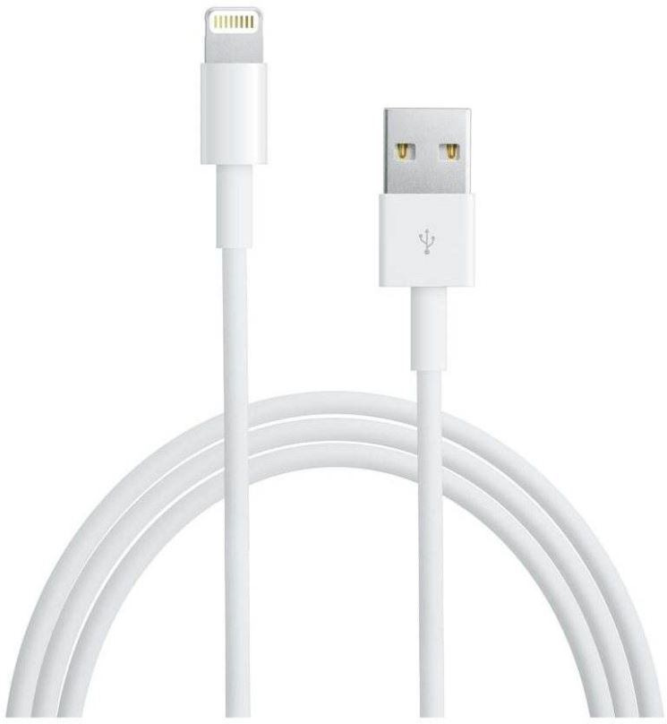 Apple nabíjecí / datový kabel Lightning na USB 1m bílá (Bulk)