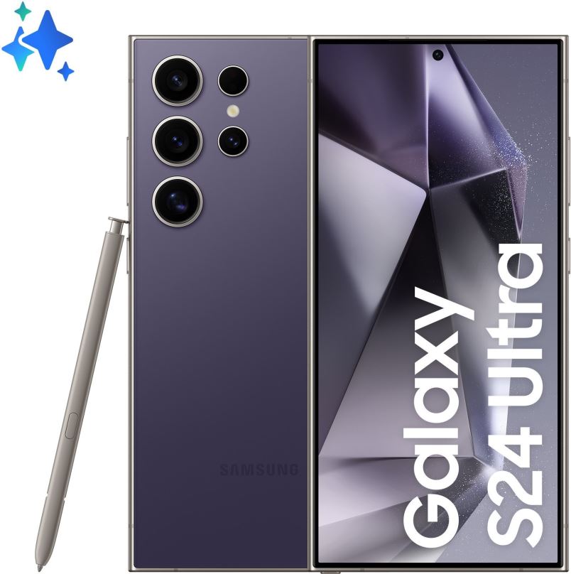 Mobilní telefon Samsung Galaxy S24 Ultra 12GB/512GB fialový titan
