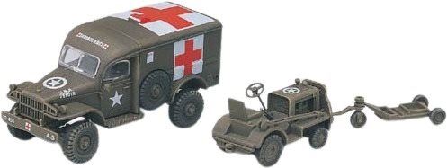 Model tanku Model Kit military 13403 - US AMBULANCE & TRACTOR