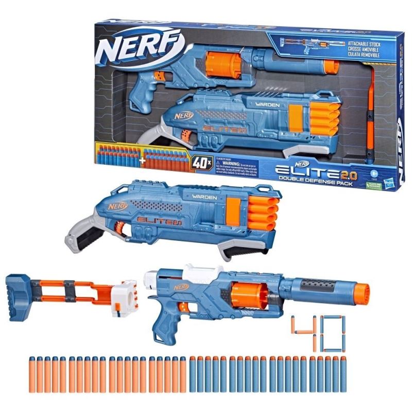 Nerf pistole Nerf Elite 2.0 Double Defense Pack