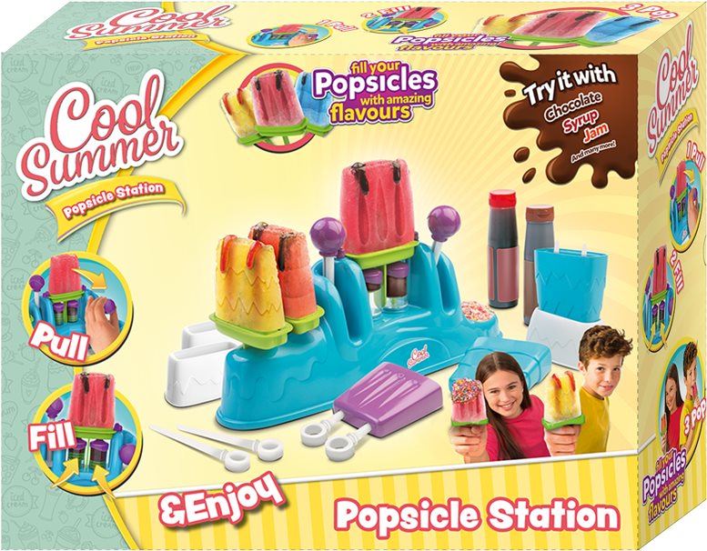 Vyrábění pro děti Pull Pops Továrna na zmrzlinu