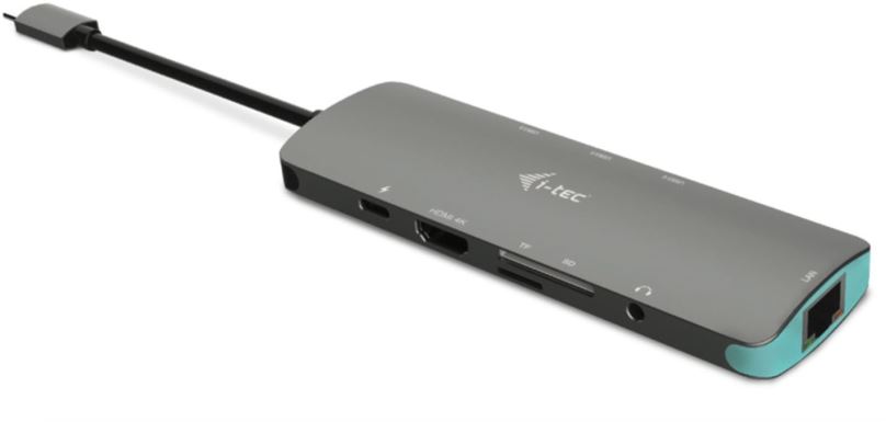 Replikátor portů i-tec USB-C Metal Nano Docking Station 4K HDMI LAN, Power Delivery 100W