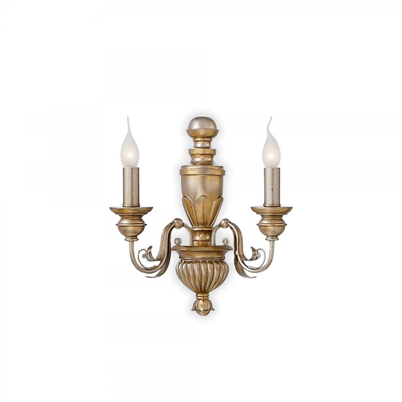 nástěnné svítidlo Ideal lux  Dora AP2 020846 2x40W E14  - rustikální monumentální serie