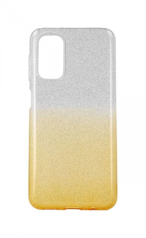 Kryt na mobil TopQ Kryt Samsung A13 5G glitter stříbrno-oranžový 68708