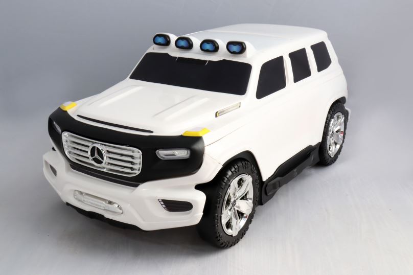 Dětské Licencované odrážedlo a kufřík 2v1 Mercedes-Benz Ener-G-Force