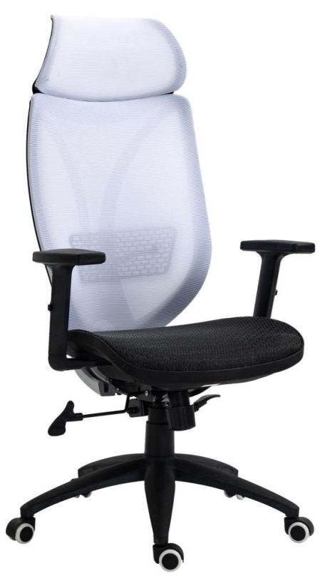 Kancelářská židle BHM GERMANY Libolo, bílá