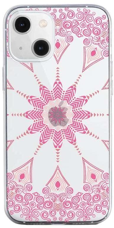 Kryt na mobil TopQ iPhone 13 mini silikon Pink Mandala 64711