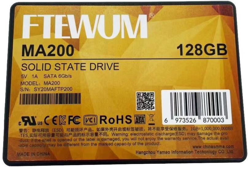 SSD disk FTEWUM SSD 128GB 2.5