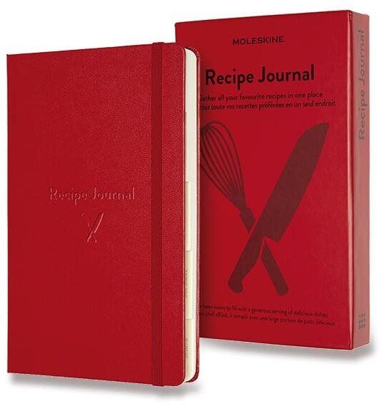 Zápisník MOLESKINE Passion Journal Recipe L, tvrdé desky