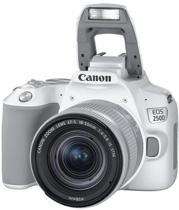 Digitální fotoaparát Canon EOS 250D bílý + EF-S 18-55 mm f/4-5.6 IS STM