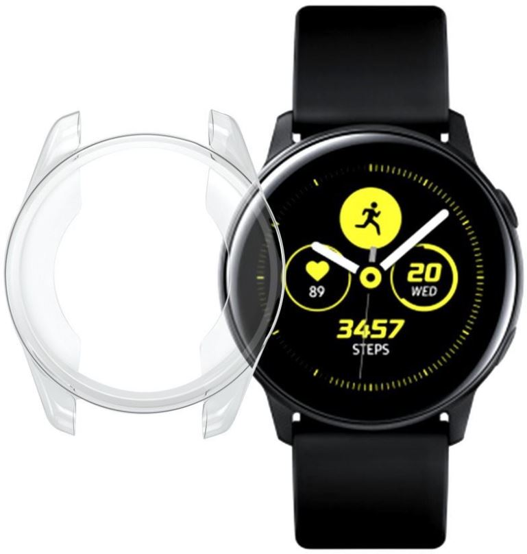 Ochranný kryt na hodinky AlzaGuard Crystal Clear TPU HalfCase pro Samsung Galaxy Watch 4 42mm