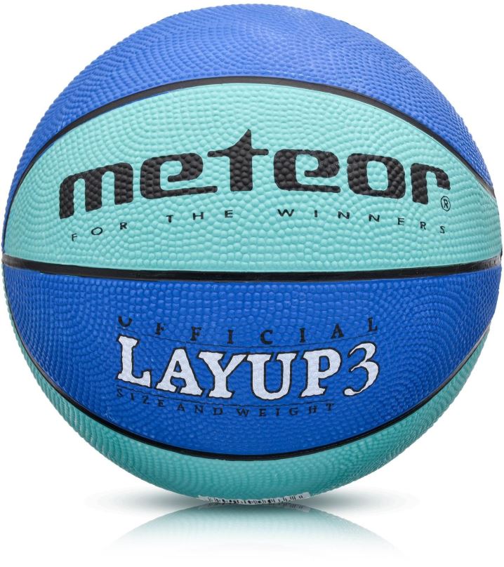 Basketbalový míč Meteor Layup vel.3 modrý