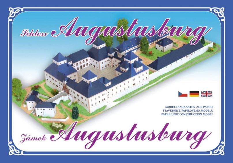 Vystřihovánky Zámek Augustusburg: Stavebnice papírového modelu