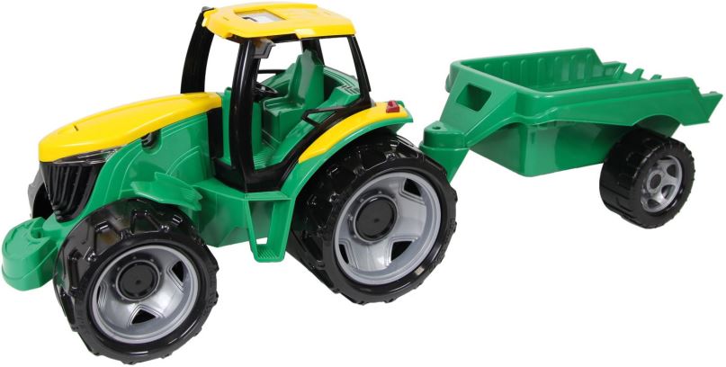 Auto Lena Traktor bez lžíce a bagru s přívěsem