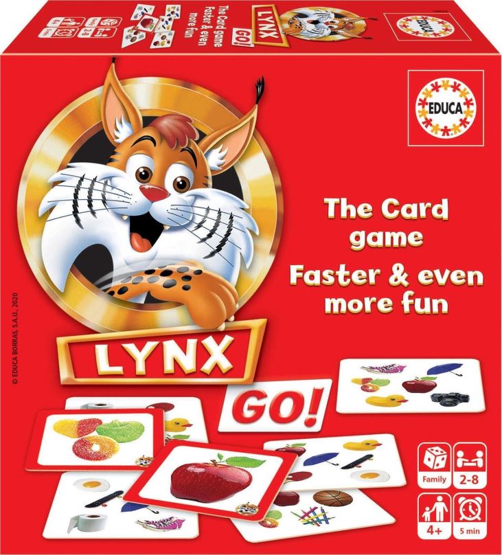Karetní hra EDUCA Karetní hra Lynx Go! 6v1