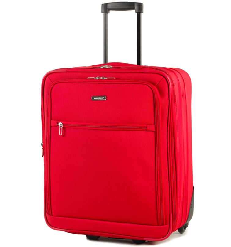 Cestovní kufr MEMBER'S TR-0154/1-S - červená