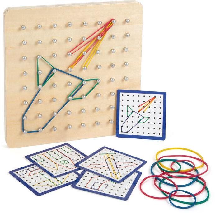 Vyrábění pro děti Small Foot Dřevěná deska Geoboard