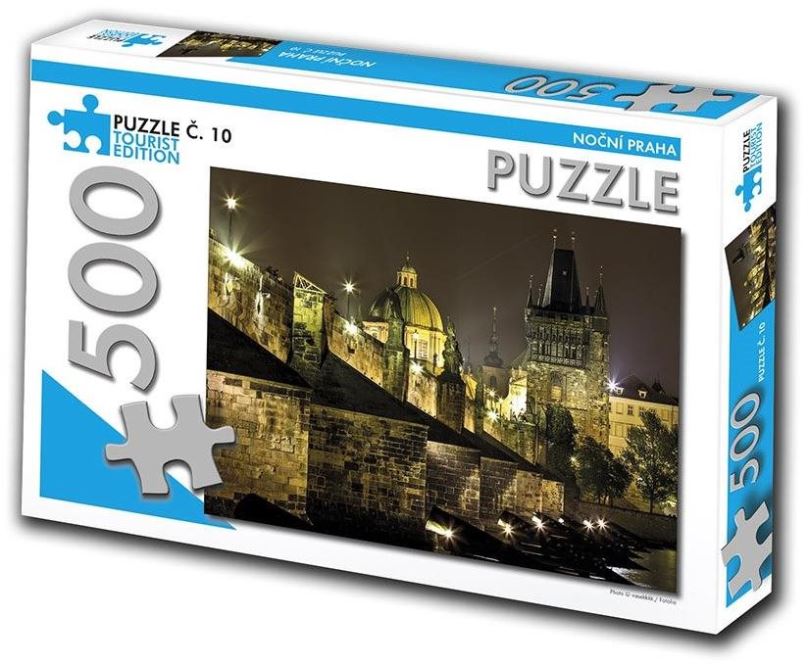 Puzzle Puzzle Noční Praha 500 dílků (č.10)