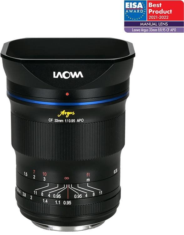 Objektiv Laowa Argus 33 mm f/0,95 CF APO Canon