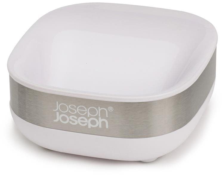 JOSEPH JOSEPH Mýdlenka  Slim Steel 70533, nerez/bílá