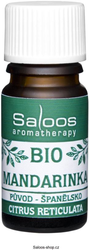 Esenciální olej Saloos 100% BIO přírodní esenciální olej Mandarinka 5 ml