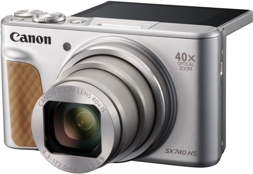 Digitální fotoaparát Canon PowerShot SX740 HS stříbrný