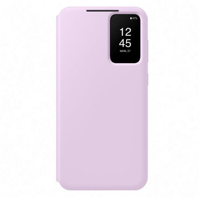 Pouzdro na mobil Samsung Galaxy S23+ Flipové pouzdro Smart View Lilac