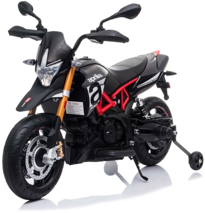 Dětská elektrická motorka Aprilia Dorsoduro 900, černé