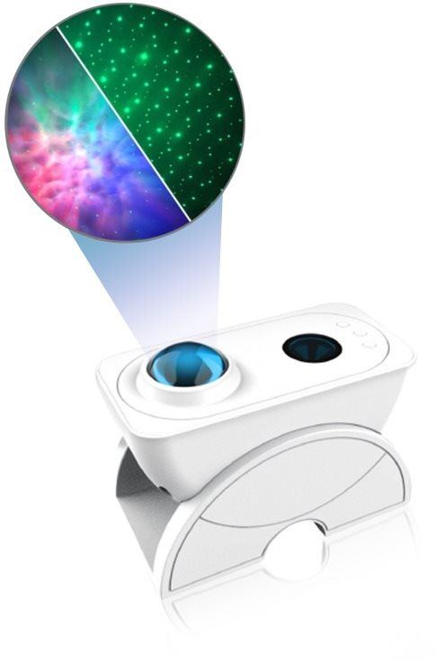 Světelný projektor BOT Projektor noční oblohy S3 music & flexible