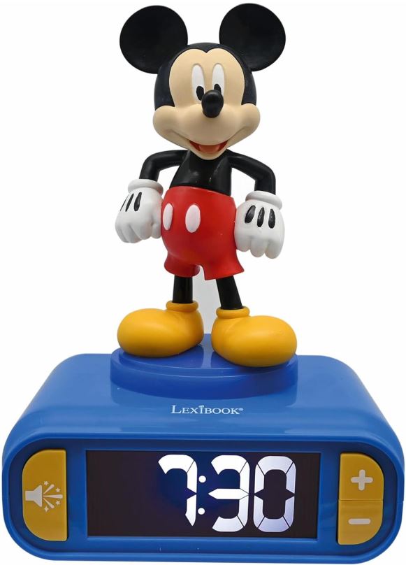Budík Lexibook Budík s nočním 3D světlem Myšák Mickey