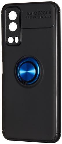 Kryt na mobil Epico Ring Case Vivo Y52 5G/ Y72 5G - černá / modrý ring