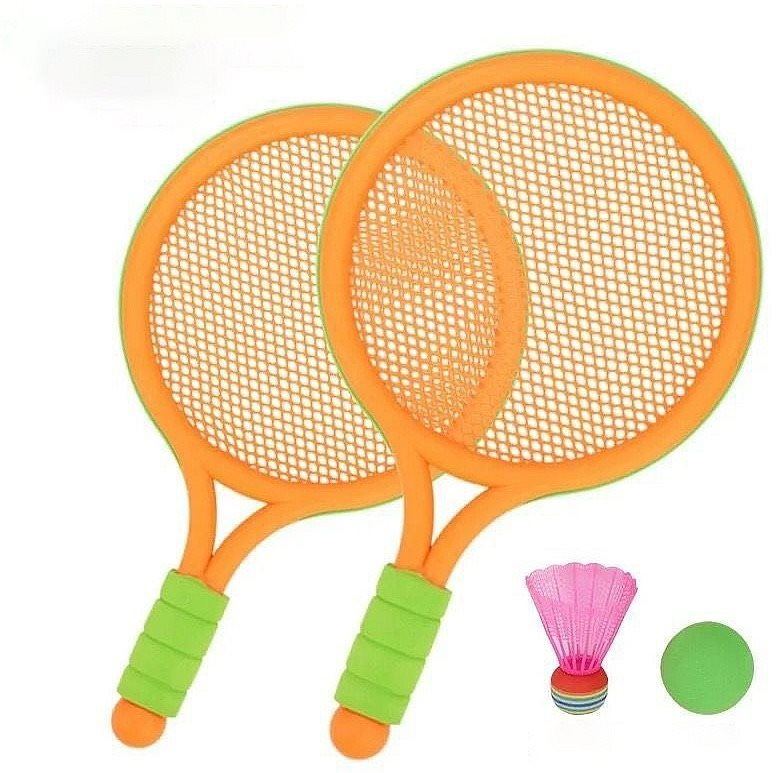 Badmintonový set Sada raket s košíkem a míčkem; 39x23,5x3,5cm